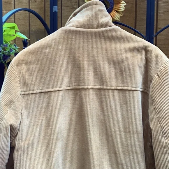 🎉HP🎉 Vintage Mens Tan Corduroy Removable Wool-lined Blazer - Picture 9 of 16